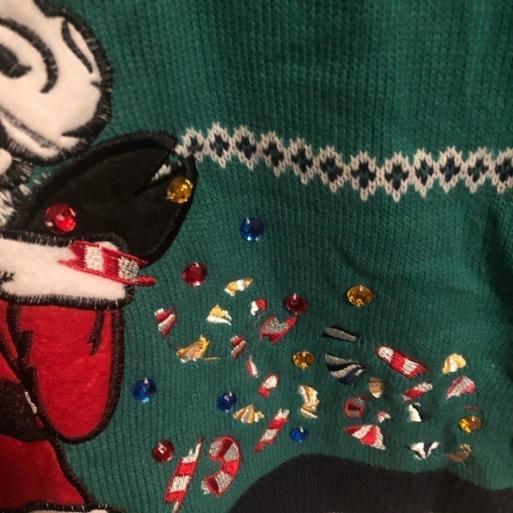 Christmas Unicorn Sweater candy throw up xxl - Picture 6 of 10